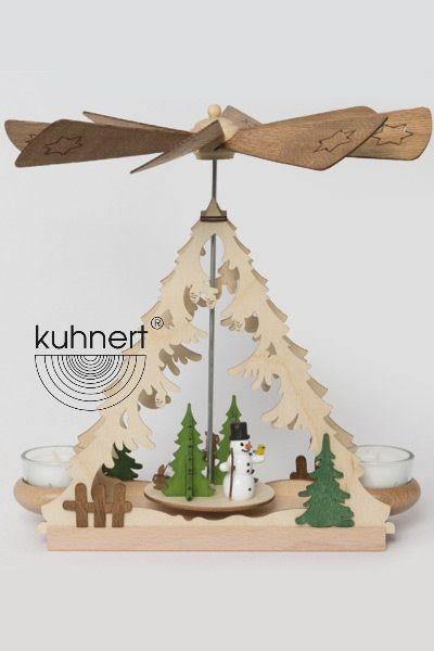 A Frame Snowman Tea Light Pyramid by Kuhnert GmbH