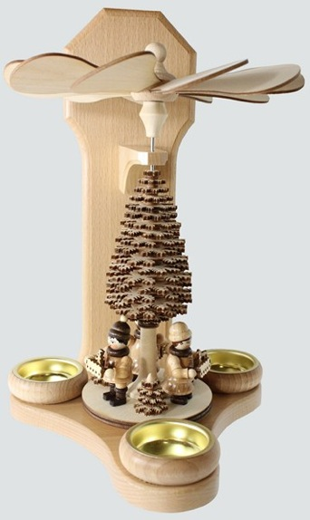 Wall Pyramid with Children and Toys by Kunstgewerbe Lenk und Sohn
