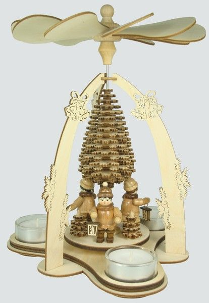 Lanturn Children Tea Light Pyramid by Lenk and Sohn