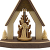 House with Nativity Motif Miniature Pyramid by Harald Kreissl