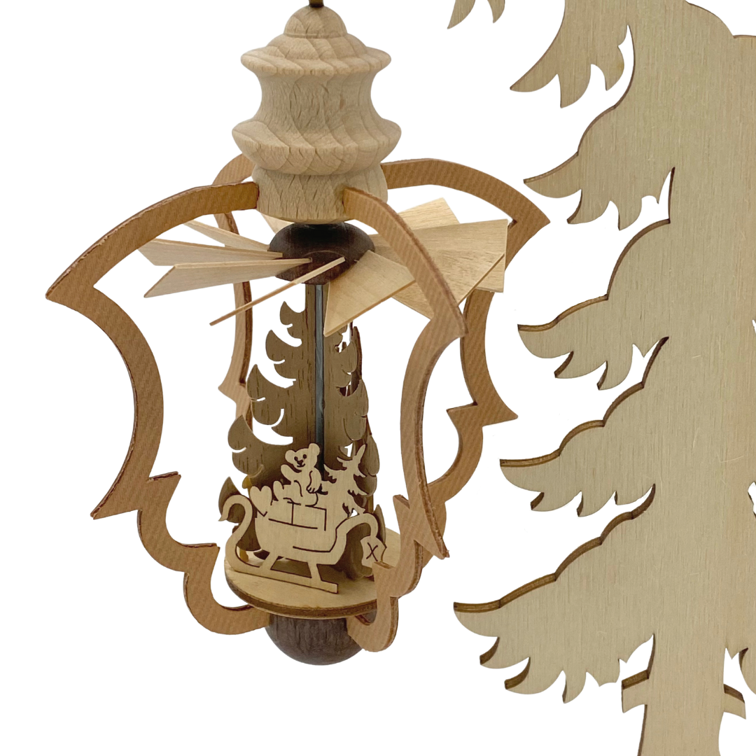Tree Stand with Hanging Santa,  by Harald Kreissl