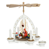 Santa with Presents Pyramid, white by Richard Glasser GmbH