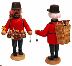 Toy Trader in Red Coat Smoker by Kuhnert GmbH