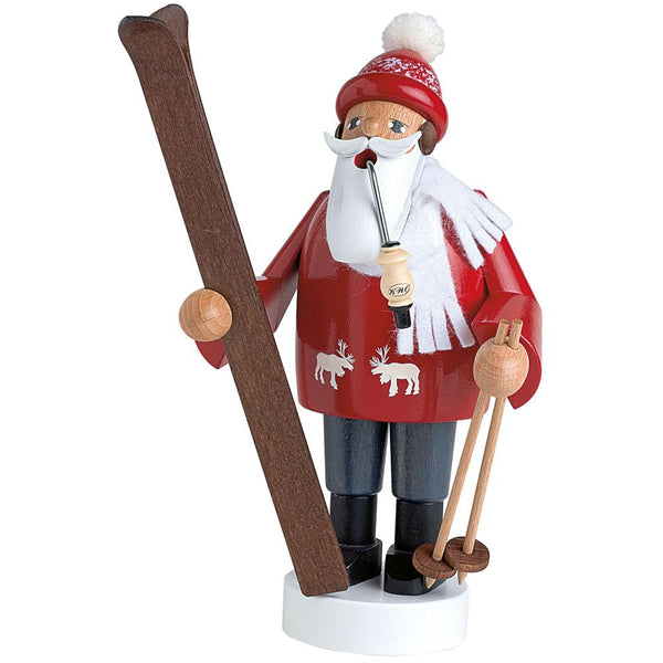 Skier in Red, Incense Smoker by KWO