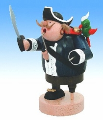 Pirate with Parrot Smoker by KWO