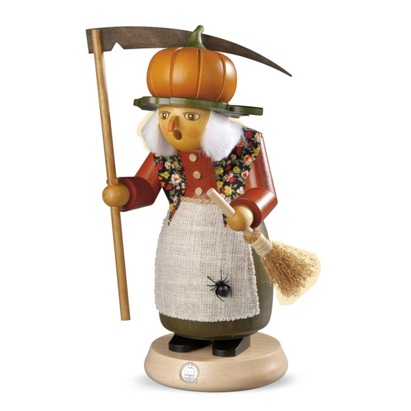Witch with Scythe, Incense Smoker by Muller GmbH