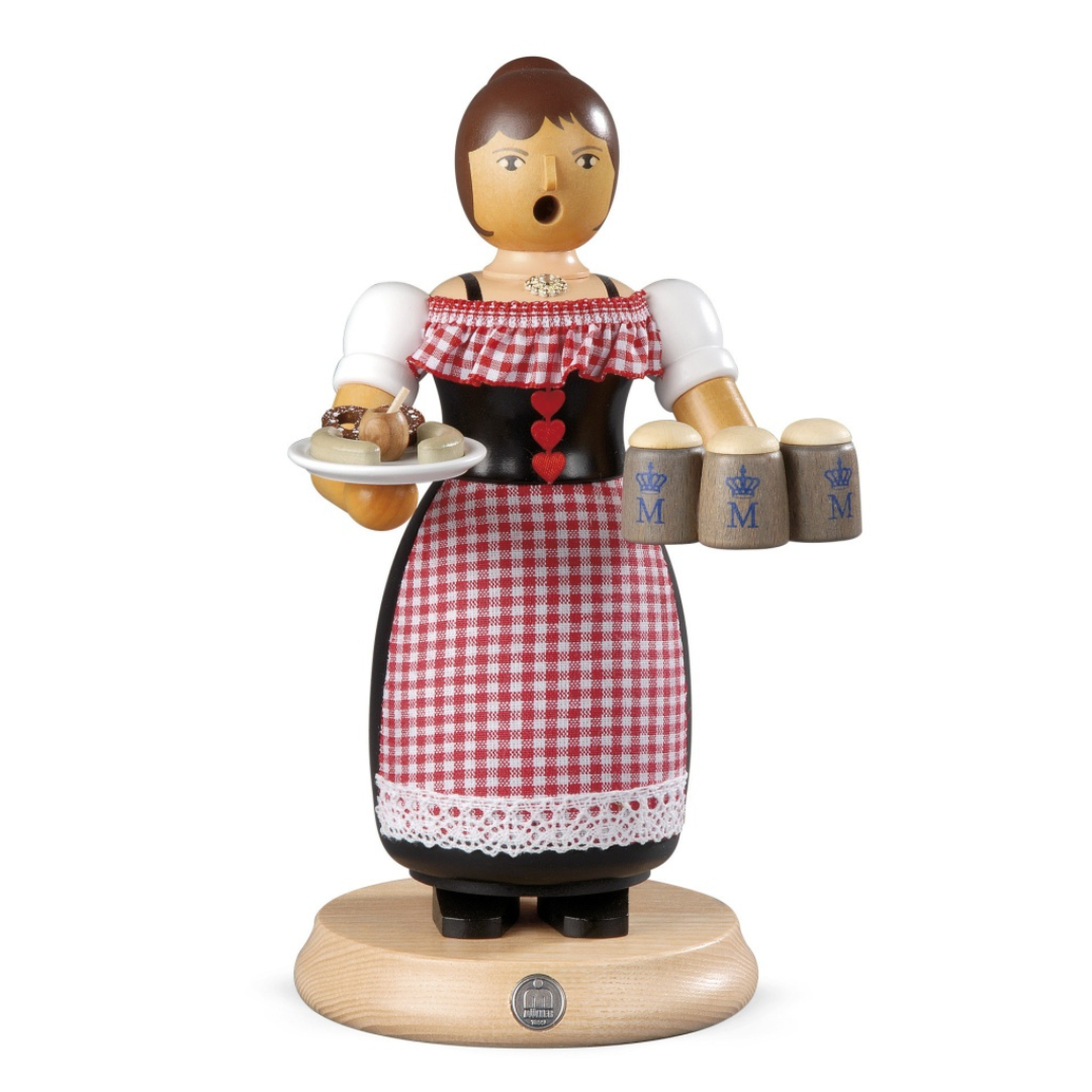 Bavarian Oktoberfest Waitress, Incense Smoker by Mueller GmbH