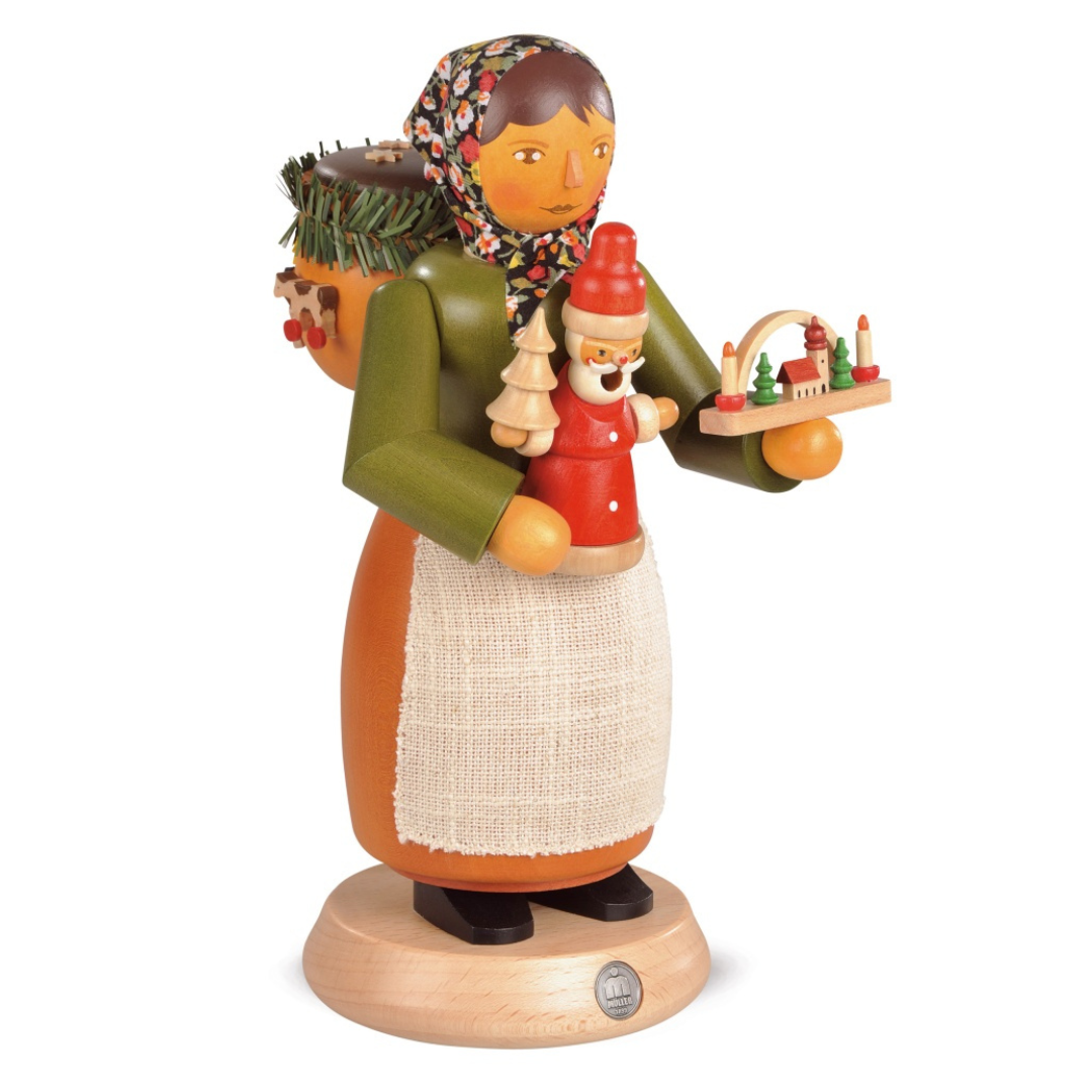 Female Toy Merchant, Incense Smoker by Mueller GmbH