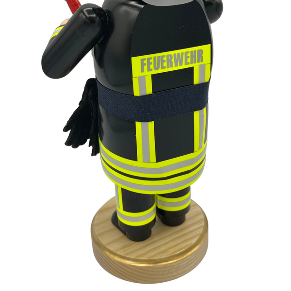 Firefighter in Black Tunic Incense Smoker by Eva Beyer