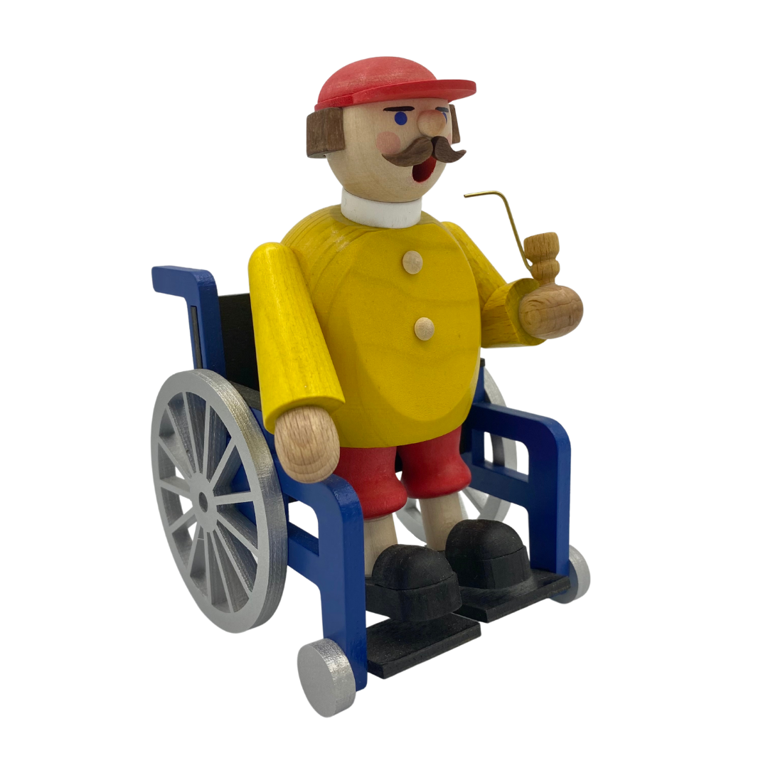 Man in Wheelchair smoker by Richard Glasser GmbH