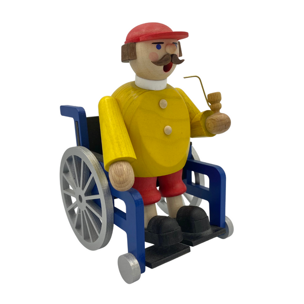 Man in Wheelchair smoker by Richard Glasser GmbH