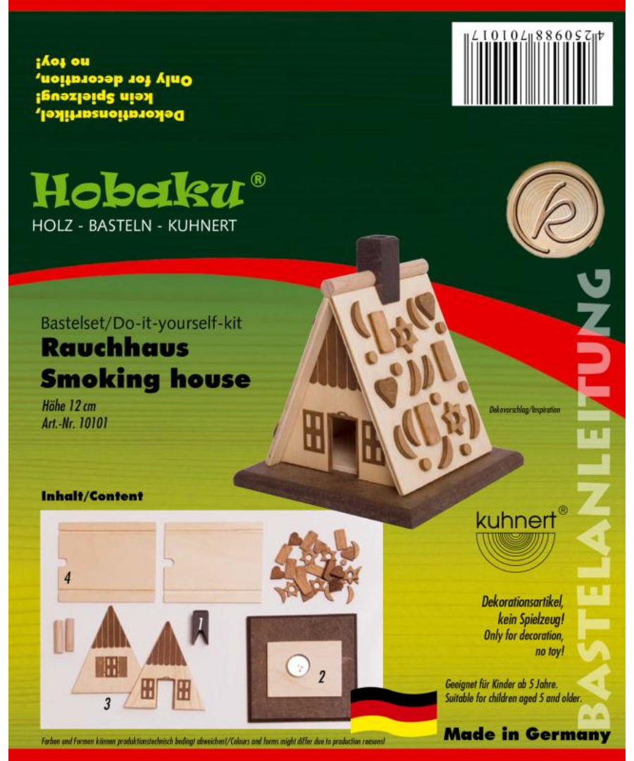 DIY Kit, Smokehouse Incense Smoker by Kuhnert GmbH