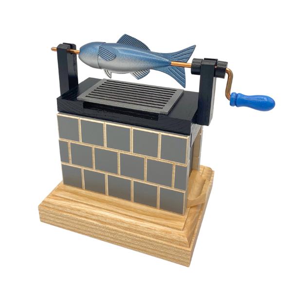 Fish on the Barbecue Incense Smoker by Eva Beyer