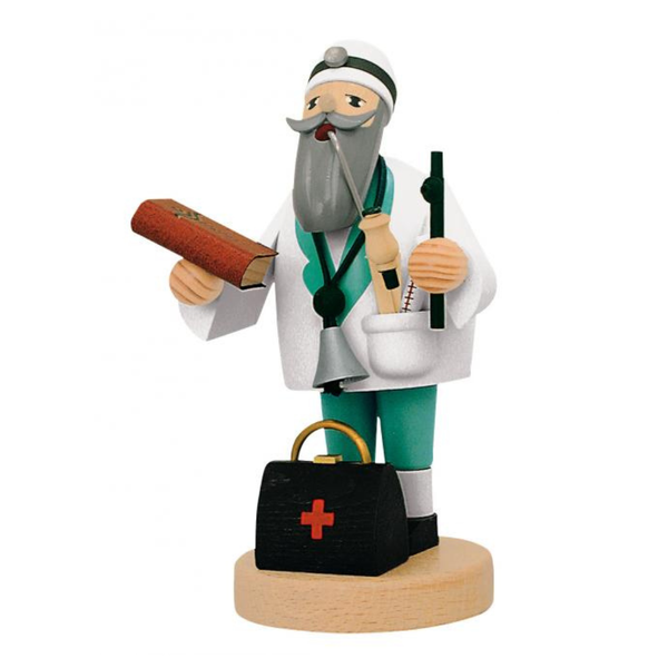 Doctor with Bag and Book, Incense Smoker by KWO