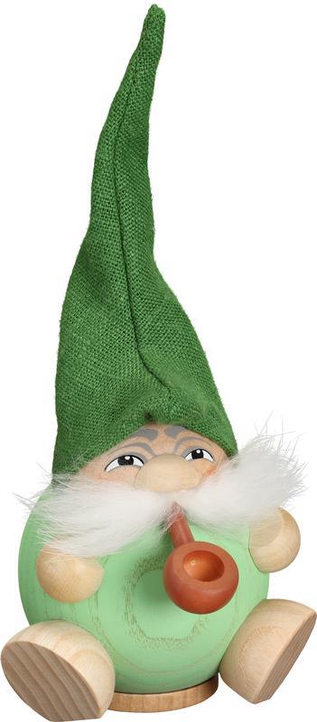 Mint Green Forest Elf Smoker by Seiffener Volkskunst