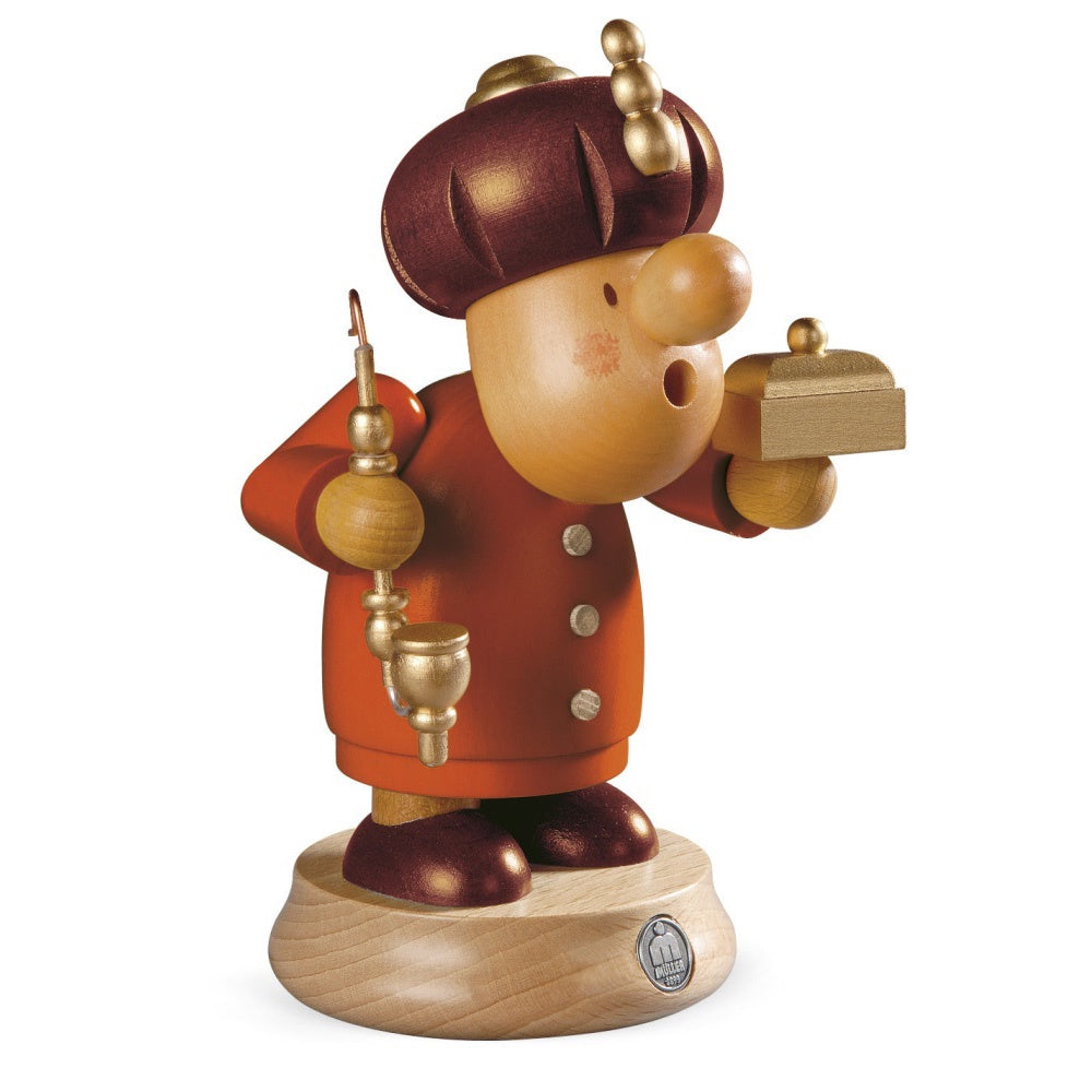 Mullerchen Holy King Melchior, Incense Smoker by Muller GmbH