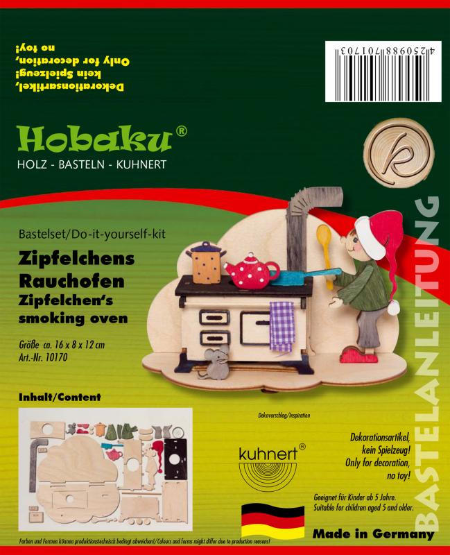 DIY Kit, Elf by the Oven Incense Smoker by Kuhnert GmbH