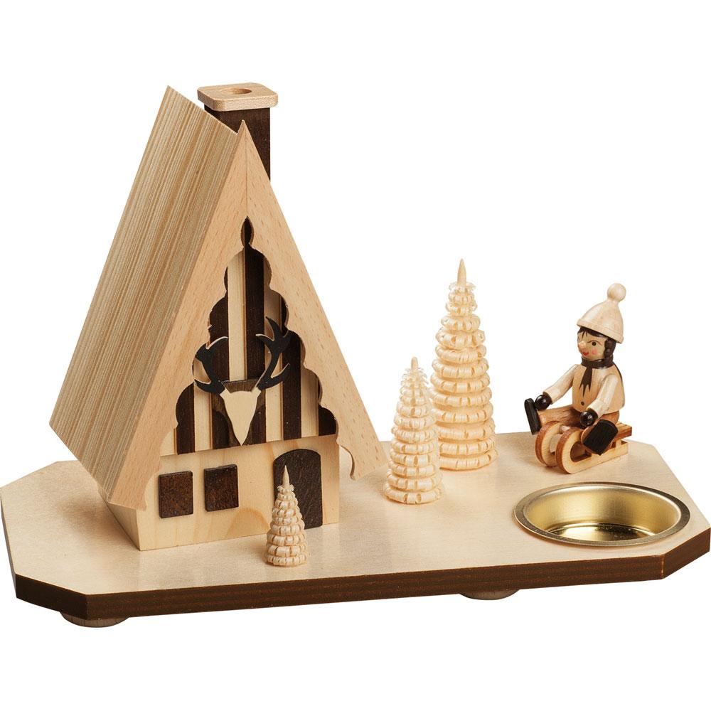 Forest House, Sledder Smoker/Tealight by Kustgewewerbe Taulin in Kurort Oberwiesenthal