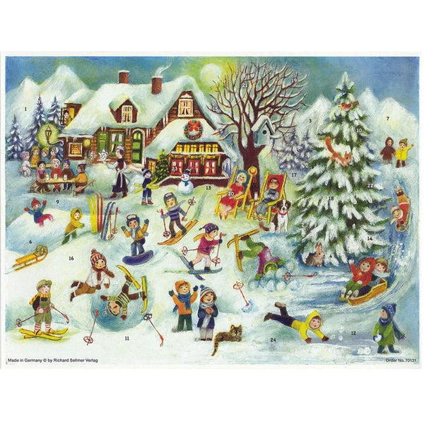 Ski Lodge Vacation Advent Calendar by Richard Sellmer Verlag