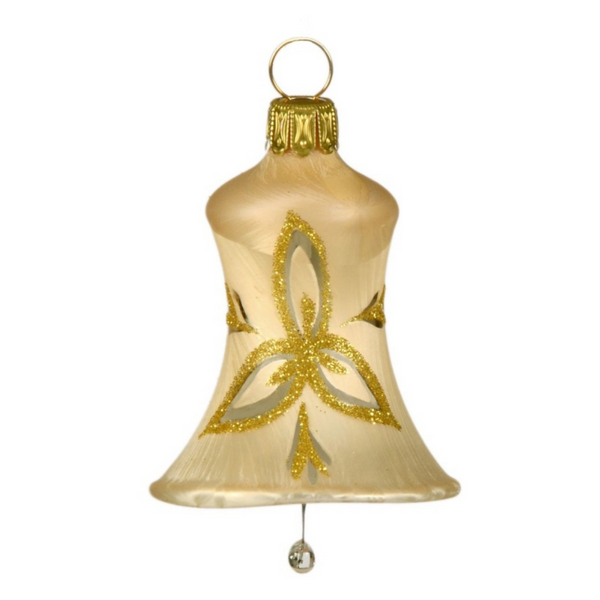 Champagne Ice Bell Ornament by Glas Bartholmes