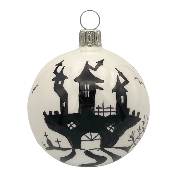 Haunted House Ball, small Ornament by Glas Bartholmes