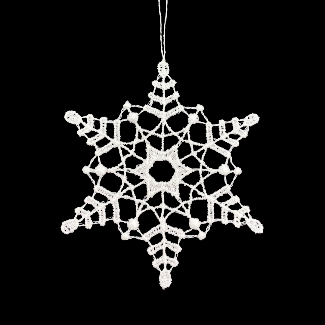 Snow Star #4 Ornament by StiVoTex Vogel