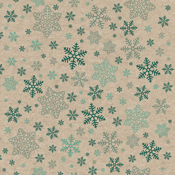 Snowflakes Luncheon Size Paper Napkins