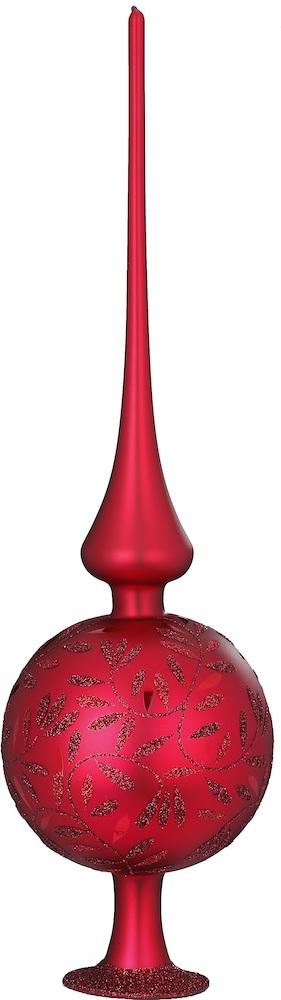 XL Delights Tree Topper, Dark Red by Inge Glas of Germany