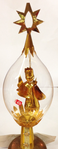 Large Gold Angel Tree Topper by Resl Lenz
