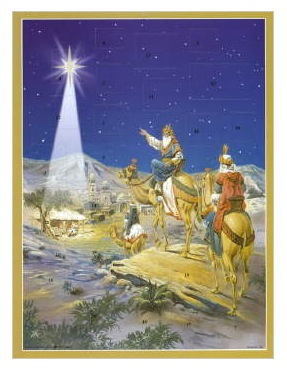 3 Wisemen over Bethlehem Advent Calendar published by Stuttgart-based Richard Sellmer Verlag