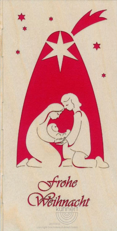 Folding Card Nativity by Kuhnert GmbH
