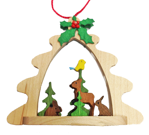 Deer in Forest Ornament by Kuhnert GmbH