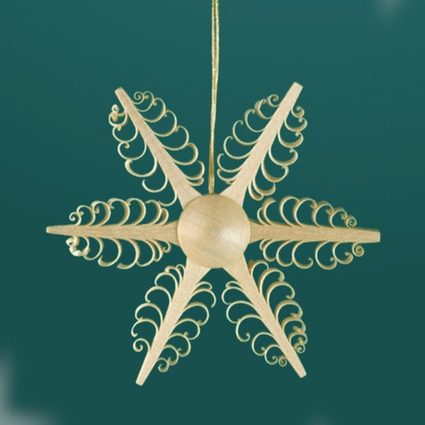 Small Snowflake, Ornament by Martina Rudolph