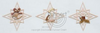2 Tone Star Ornaments by Kuhnert GmbH