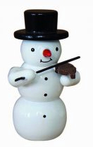 Snowman Band, Snowman with Violin by Gahlenz GmbH RuT in Oederan