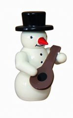 Snowman Band, Snowman with Mandolin by Gahlenz GmbH RuT in Oederan