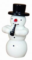 Snowman Band, Snowman with Flute by Gahlenz GmbH RuT in Oederan