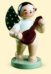 Angel with Mandolin, standing by Wendt und Kuhn