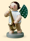 Standing Angel with Saxophone made by Wendt und Kuhn