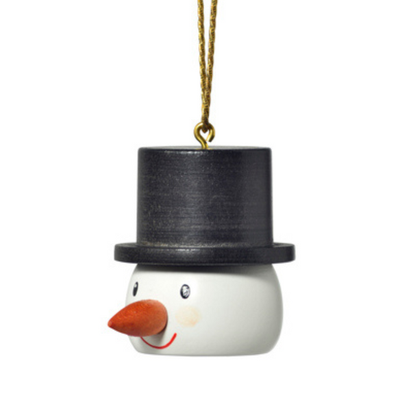 Snowman Head Ornament by KWO