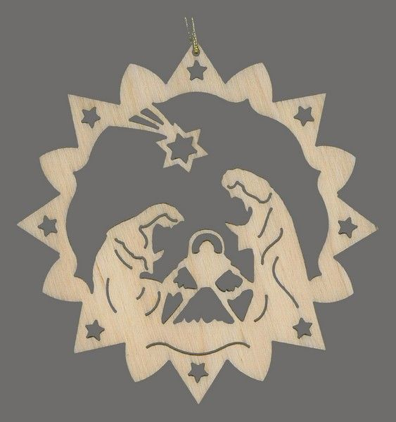 Nativity Ornament by Lenk and Sohn in star