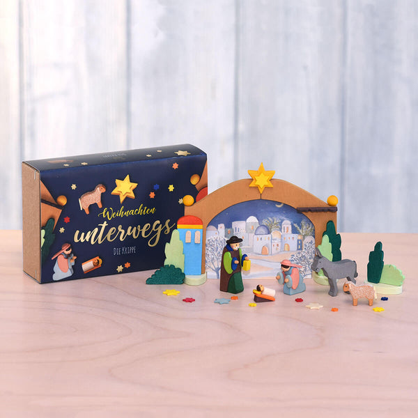 "Christmas on the Go"-A Miniature Nativity Set by Graupner Holzminiaturen