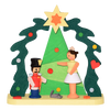 Nutcracker Ornament by Graupner Holzminiaturen