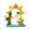 The Star Tailors Ornament by Graupner Holzminiaturen