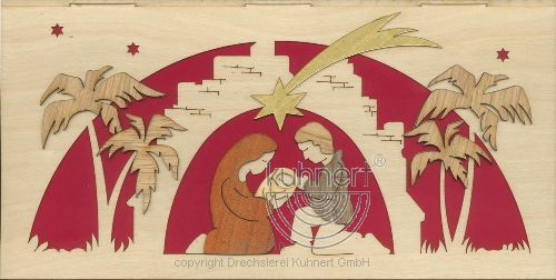 Folding Card Nativity, painted by Kuhnert GmbH