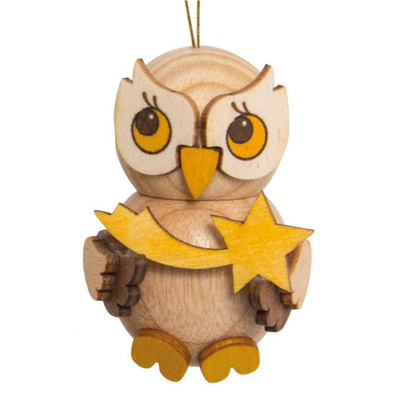 Owl with Star Ornament by Kuhnert GmbH