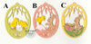 Wood Easter Ornaments, set 3 by Kuhnert GmbH