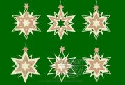 Wood Ornaments-Snow Crystals by Kuhnert GmbH