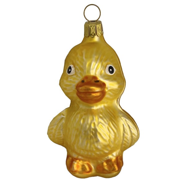 Yellow Chick Ornament by Glas Bartholmes
